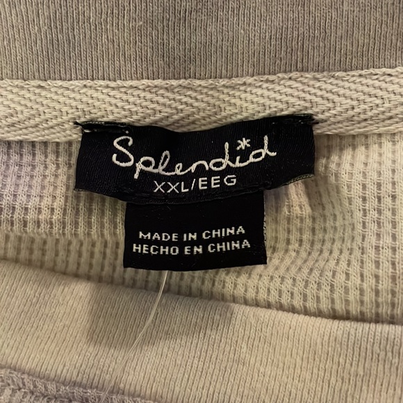 Splendid tie dye waffle knit sweatshirt - Picture 5 of 6